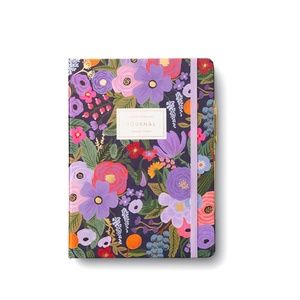 RIFLE PAPER CO. Violet Garden Party Journal with Pen NEW Sealed